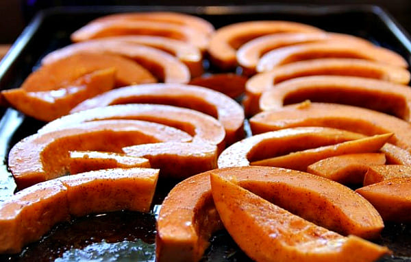 сладкая тыква с сахаром