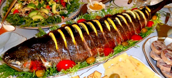 рыба запеченная целиком