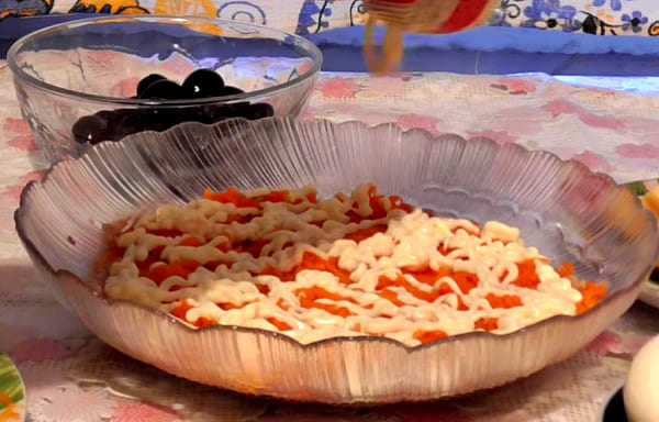 морковь и майонез