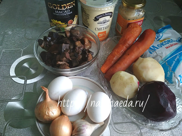 продукты для салата