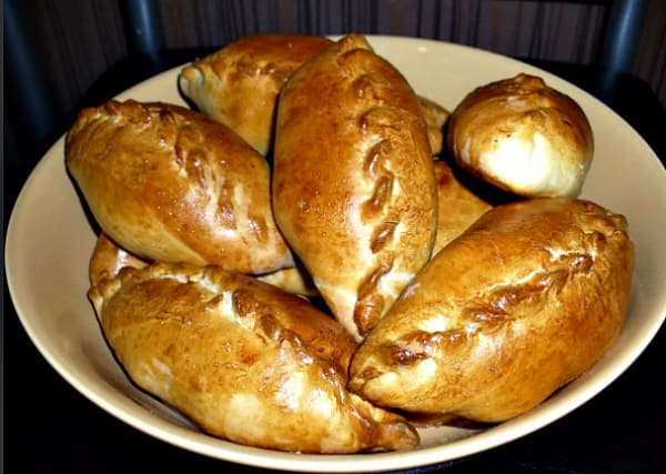 с капустой и мясом