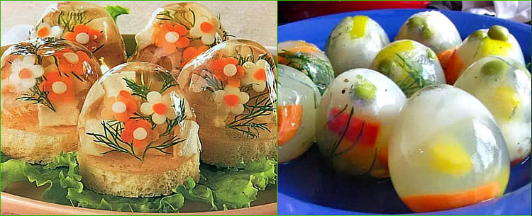 яйца с морковкой