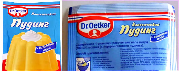 сухой пудинг