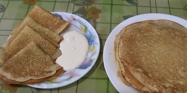 на кефире и молоке