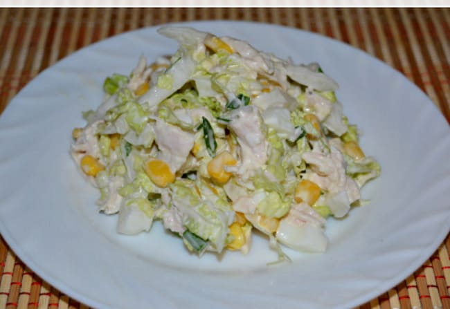 с пекинской капустой