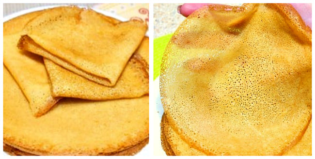 Блины в дырочку