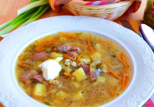 на курином бульоне