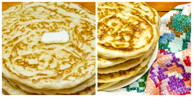 С кусочком масла