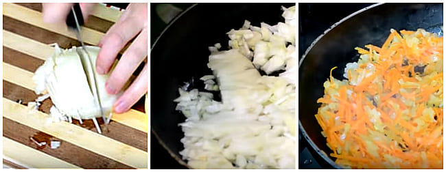морковь и лук