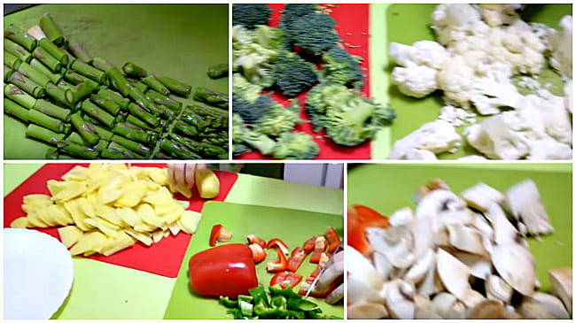 Нарезка продуктов