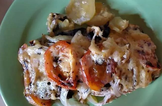С грибами и сметаной