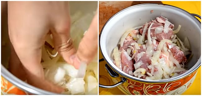 первый этап маринования
