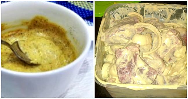 с майонезом и луком