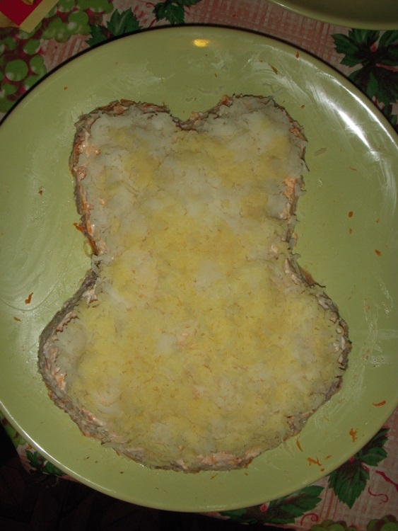 Слой картофеля
