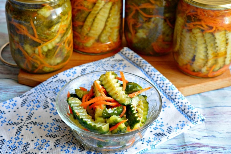 Огурцы по-корейски