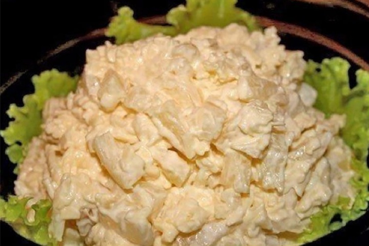 Куриный с ананасами
