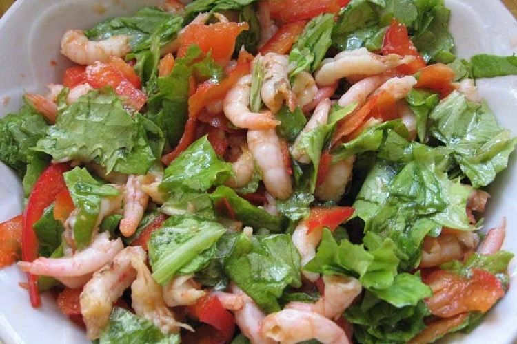 С морепродуктами