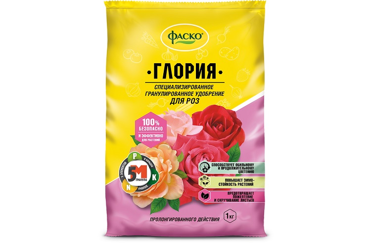 Фаско 5М Глория Специализированное гранулированное удобрение для роз