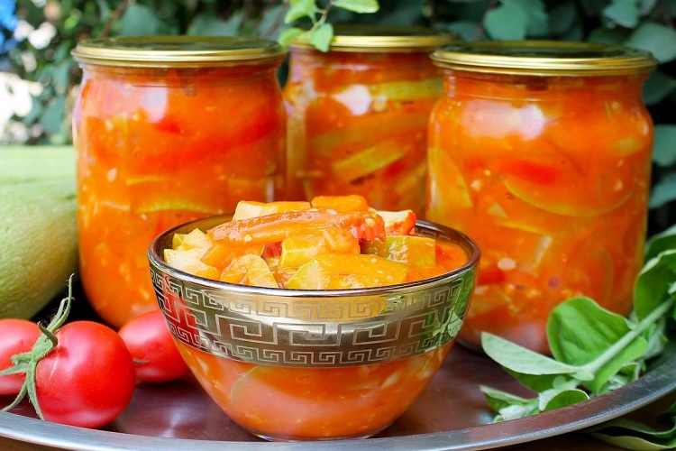 Лечо из кабачков