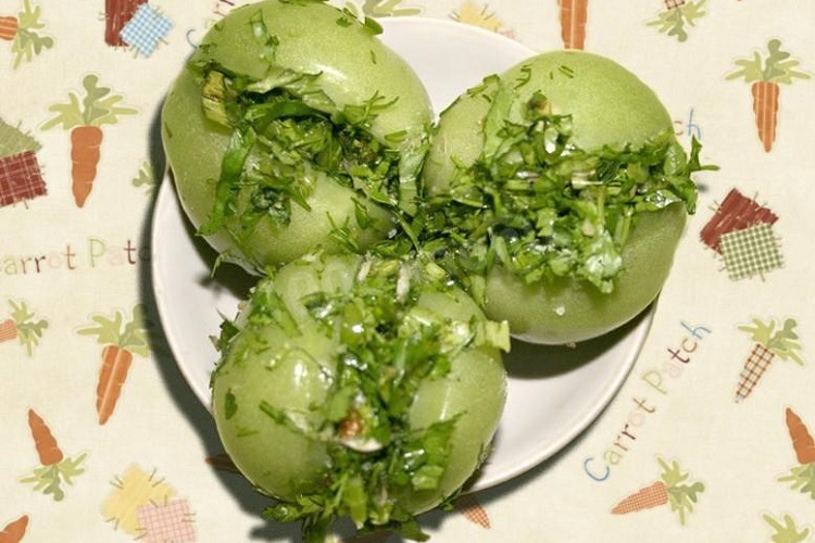 Соленые фаршированные