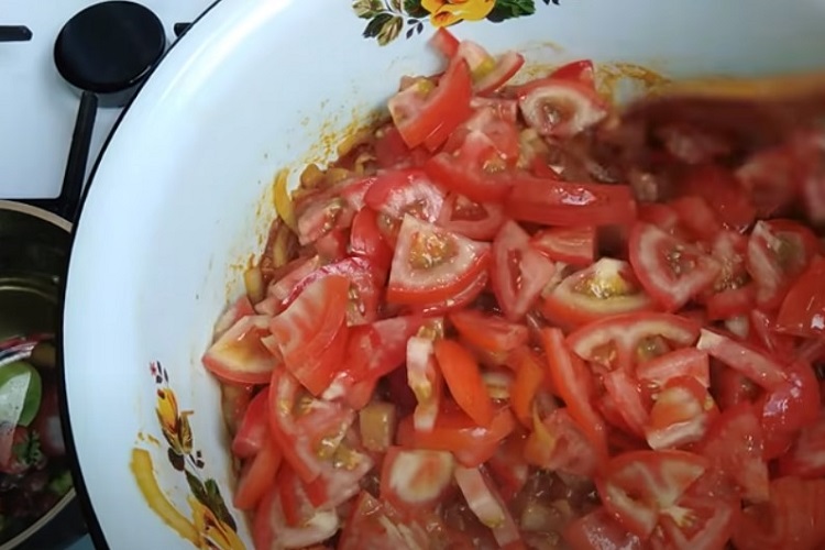 Масса с помидорами