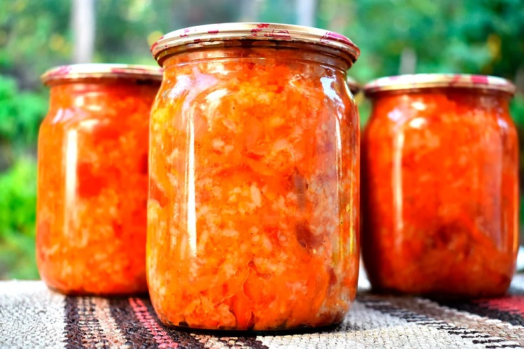 Овощное ассорти с рисом