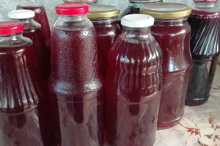 Виноградный сок из соковарки