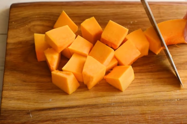 Нарезка тыквы