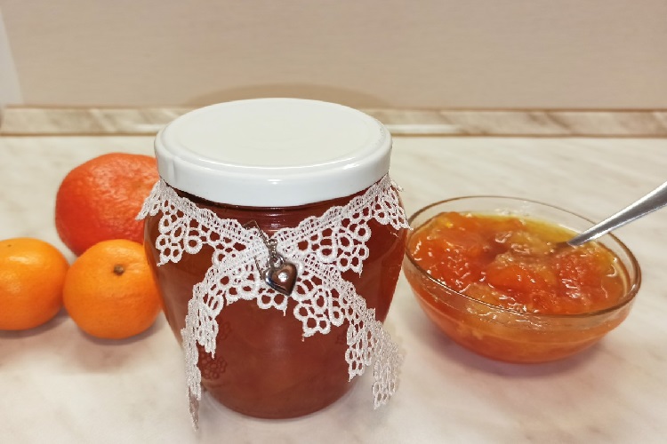 Варенья с мандаринами и яблоками