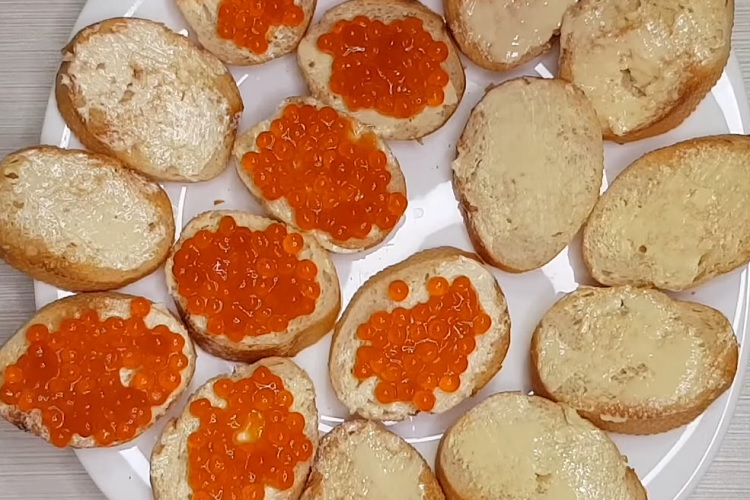 Икра на масле