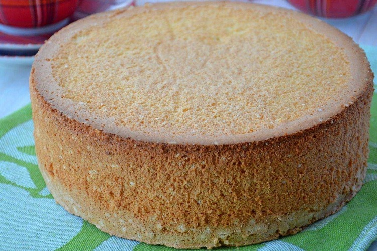 Масляный бисквит на молоке