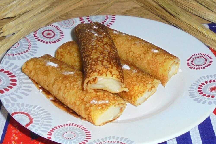 Блины с ореховым кремом
